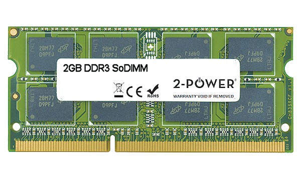 Satellite C650-15V 2GB DDR3 1333MHz SoDIMM